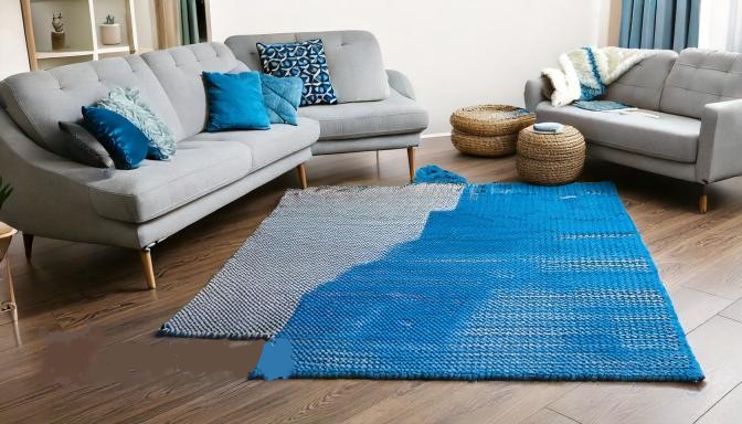 blue and grey area rugs for living room 1