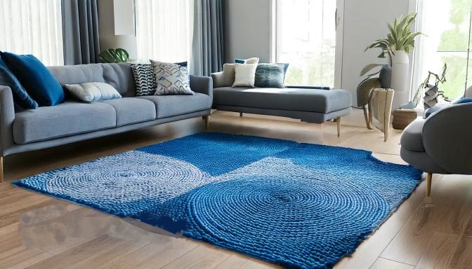 blue and grey area rugs for living room 2