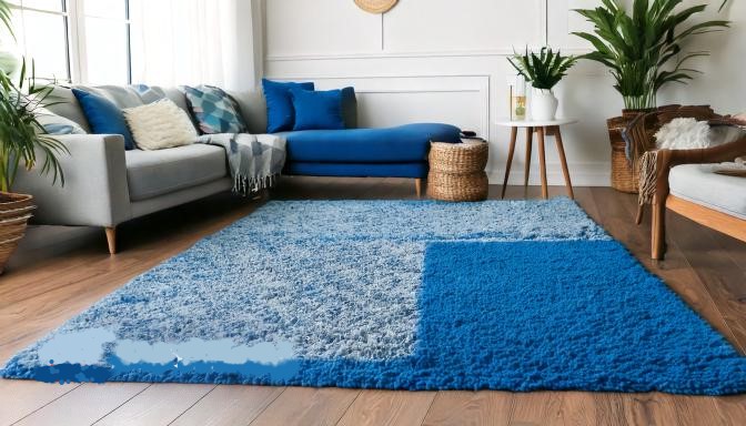 blue and grey area rugs for living room 3