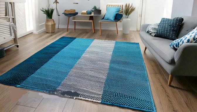 blue and grey area rugs for living room 4