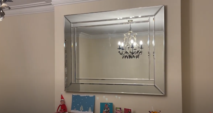 how to mount mirror on wall without nails 1