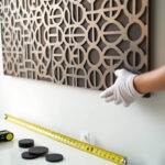 how to hang a metal wall art