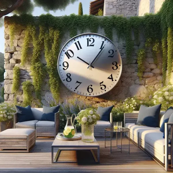 24 inch outdoor clocks waterproof