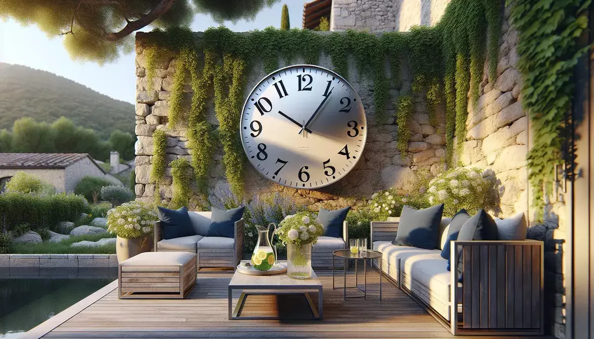 24 inch outdoor clocks waterproof