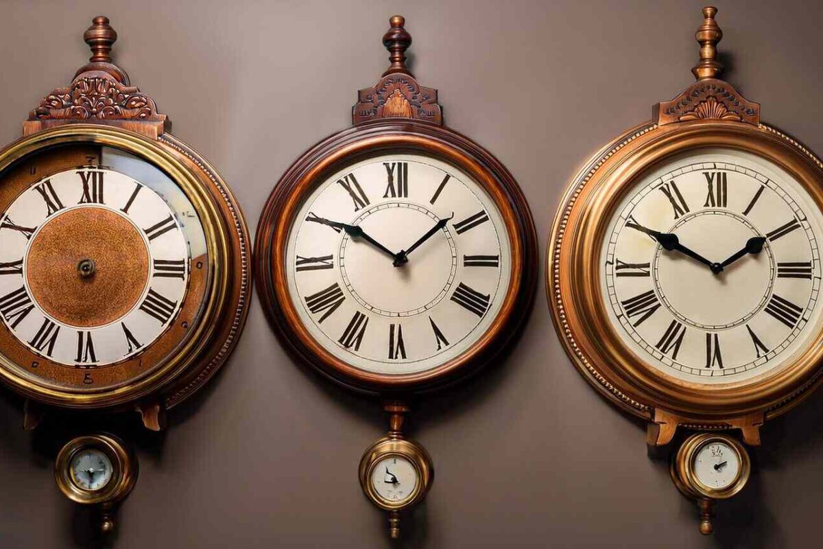 antique regulator wall clocks with pendulum