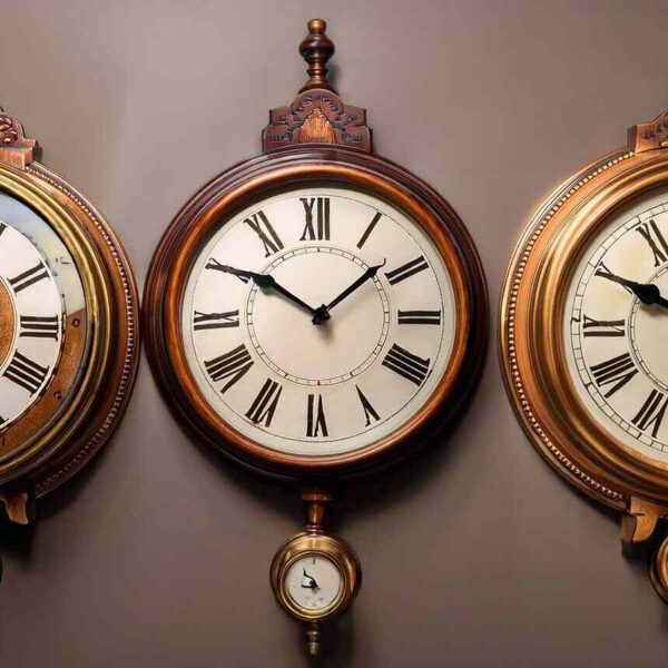 antique regulator wall clocks with pendulum