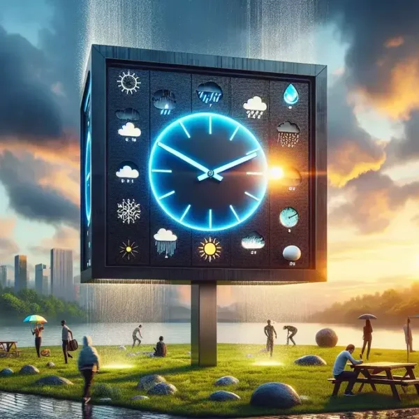 extra large outdoor clocks waterproof digital