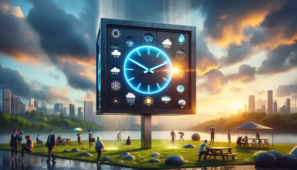 extra large outdoor clocks waterproof digital