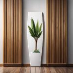 long narrow vertical wall decor