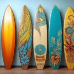 surfboard for decorating the wall