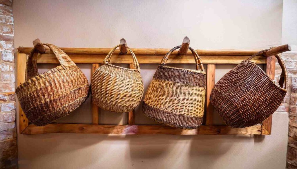 tobacco basket wall decor ideas 2