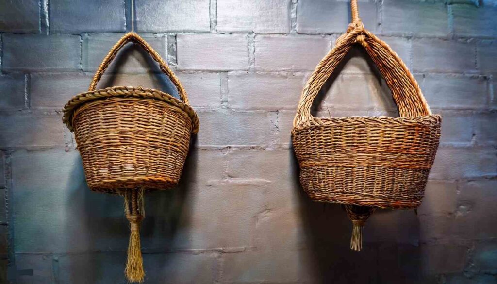 tobacco basket wall decor ideas 3