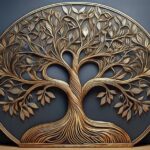 tree of life metal wall art extra large