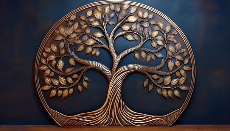 tree of life metal wall art extra large 2