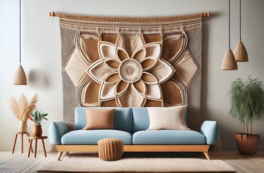 how to hang a wall tapestry