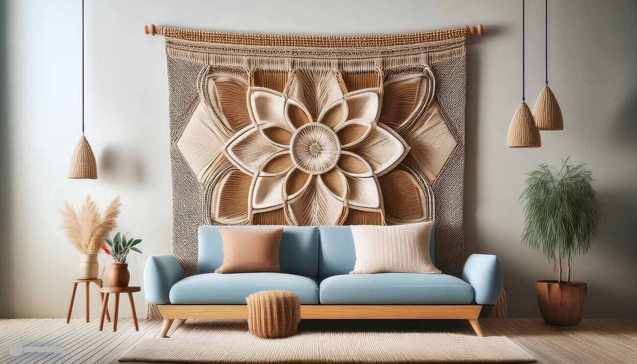 how to hang a wall tapestry