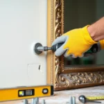 how to hang heavy mirror on drywall