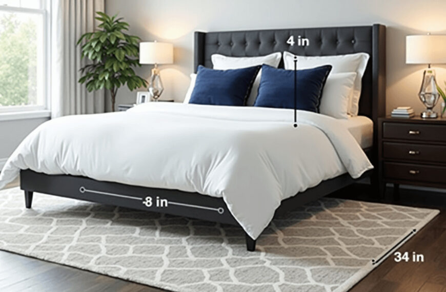 what size area rug for queen bed