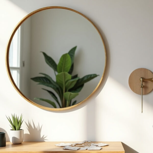 how to mount mirror on wall without nails