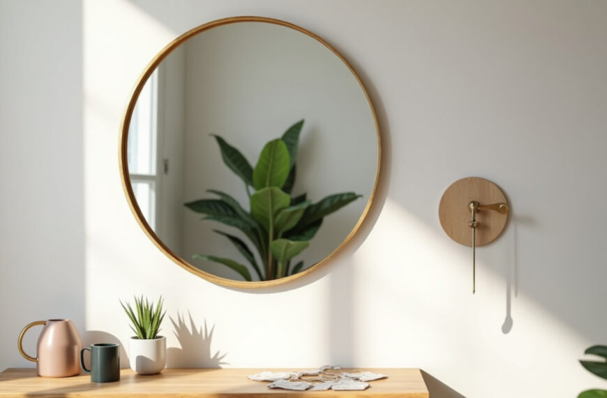 how to mount mirror on wall without nails